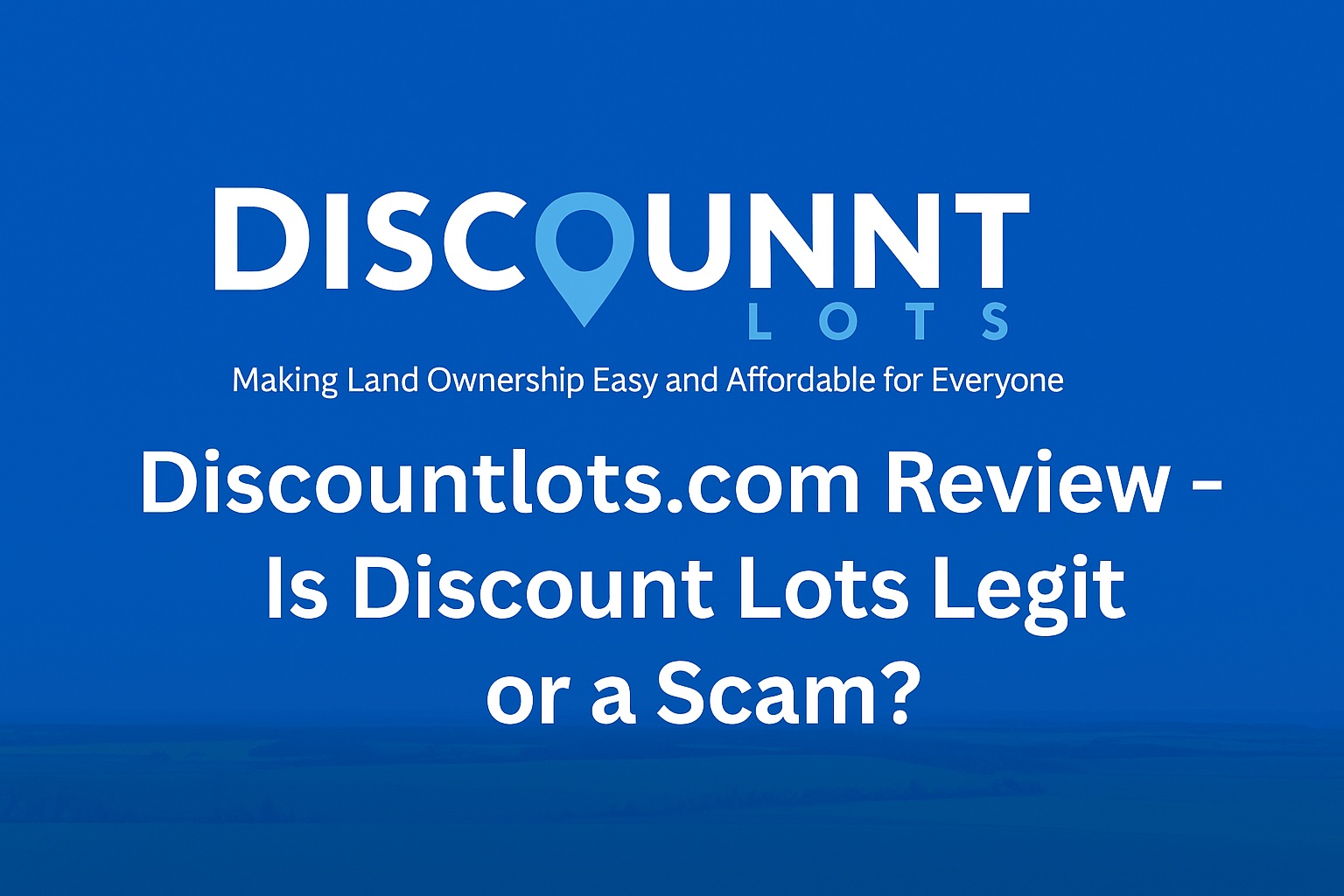 Discountlots.com Review - Is Discount Lots Legit or a Scam?