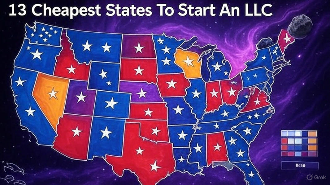 Cheapest States To Start An LLC